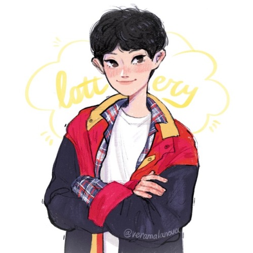 Quick sketch of chanyeol in tommy hilfiger clothes this is the best look fight me!! (It says lottery