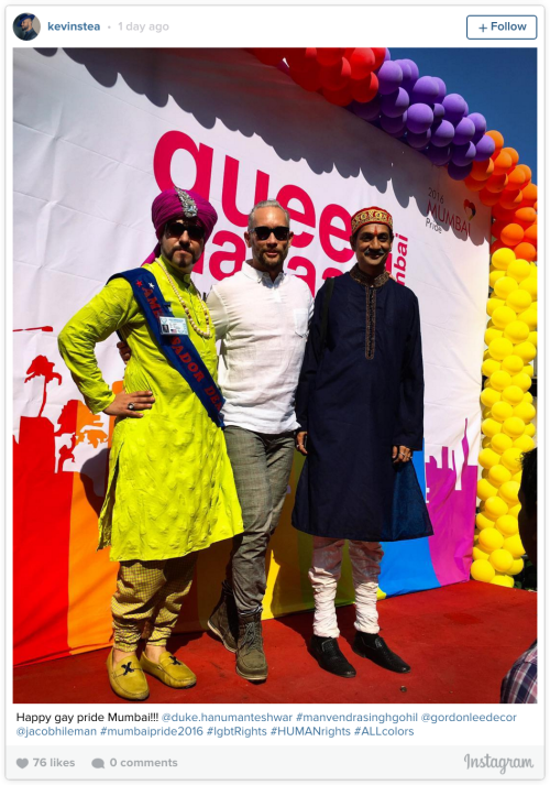 gaywrites:Mumbai just celebrated its 9th annual Pride parade, especially meaningful as India’s Supre