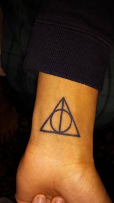 daily-harry-potter:  My first tattoohttp://daily-harry-potter.tumblr.com