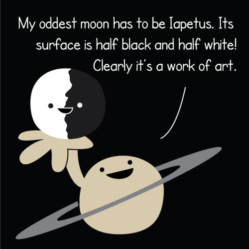 thequarkside:We really do have some weird moons in our solar system!