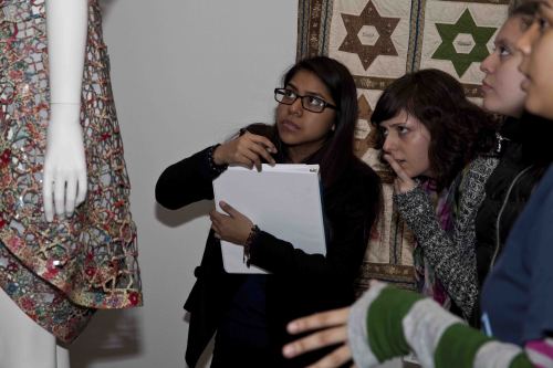 Teen docent class, American Folk Art Museum, February 3, 2014. The Teen Docent Program at the Americ