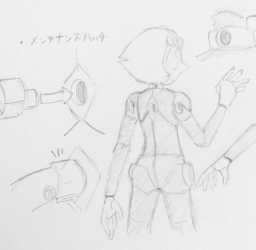 mikanwater:  Homeworld robot pearl (ver.2)…… Body horror (maybe) 