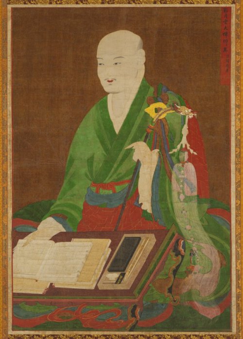 Portrait of the Great Master Yeongwoldang Eungjin, 1700s, Cleveland Museum of Art: Korean ArtThe mon