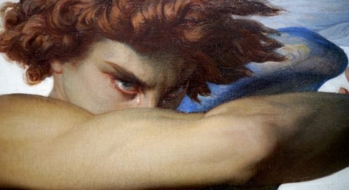 Details n°million of Fallen Angel, 1868, by Alexandre Cabanel.