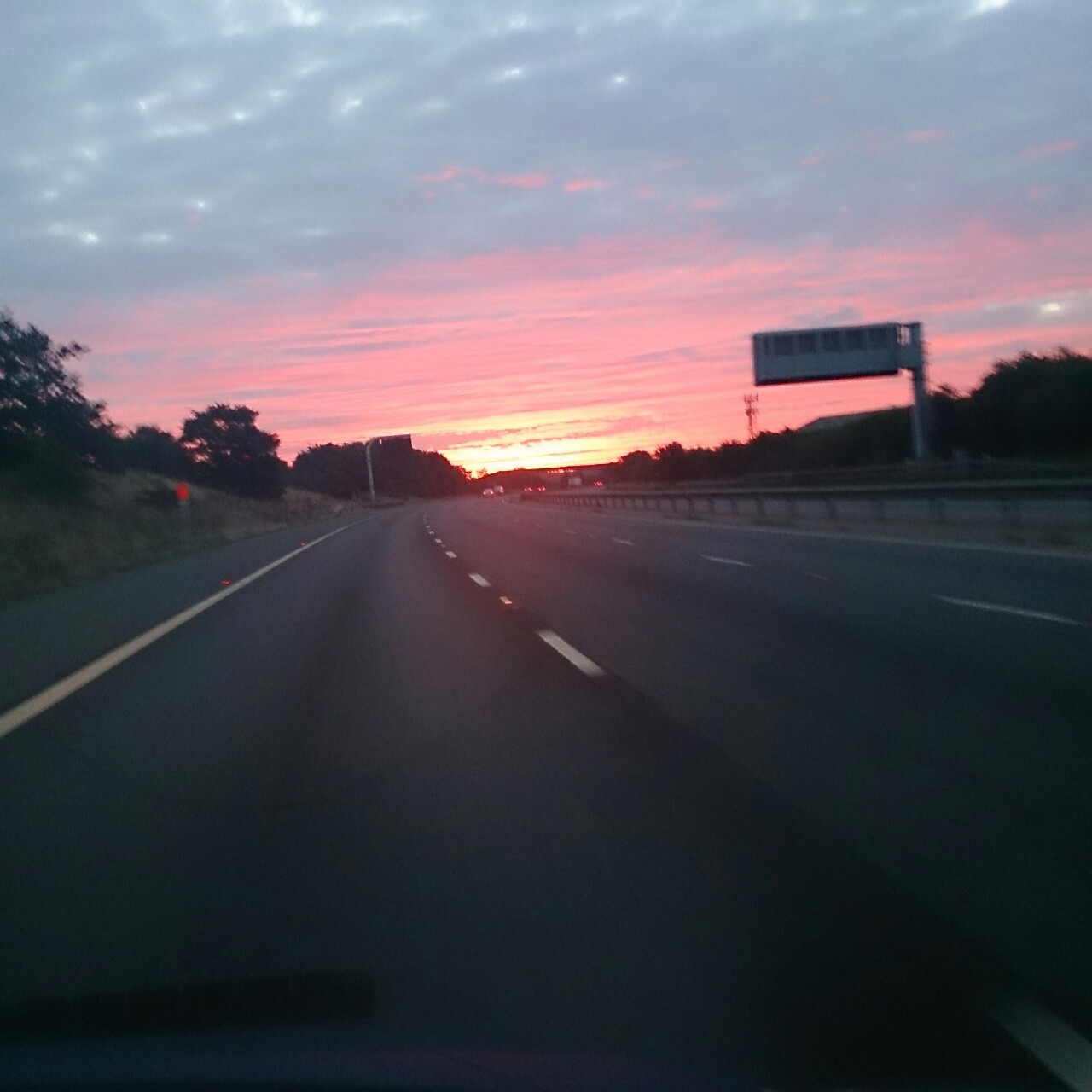 Pink sunrise