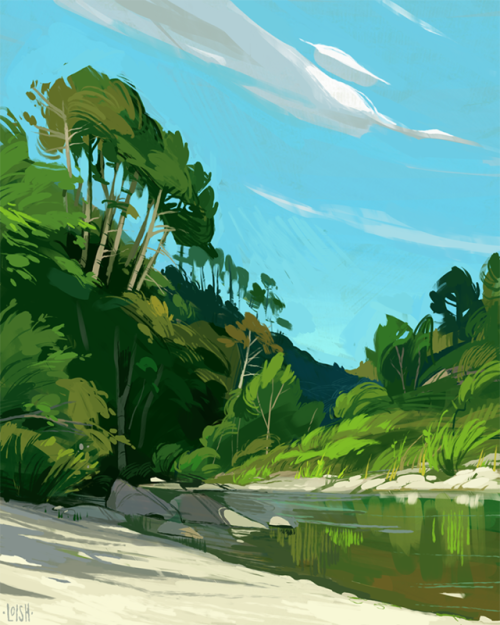 loish: Just returned from a trip to the Cévennes in France! I felt so inspired by the gorgeou
