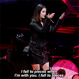 dailylarina:  Lana performing Cherry at Well Fargo Center in Philadelphia, USA. //