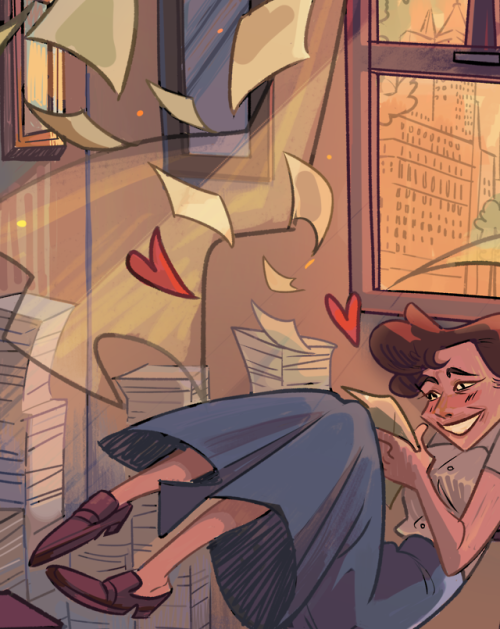 sneakpeaks of my pieces for @dates-anthology new volume!!happy valentines and if you love women lovi