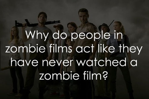 Well, because that’s an image from The Walking Dead, and the zombie genre doesn’t exist 