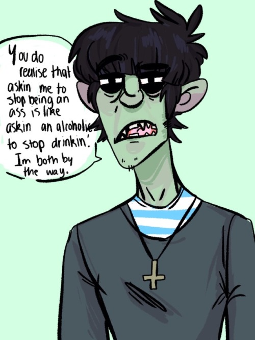 toramaruspassion:It’s my first time ever successfully drawing Murdoc so bonus points to me