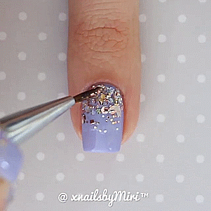 nailpornography:  Glitter Gradient