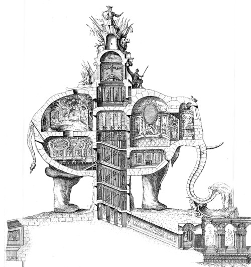 Éléphant triomphal (1758) [1] (1758) by French Charles Ribart.