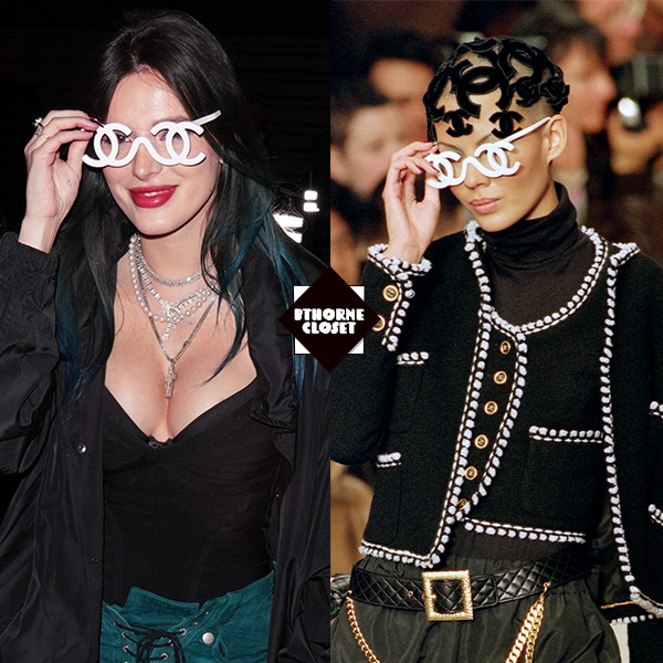 Bella Thorn's Custom $30,000 Diamond Chanel Glasses –