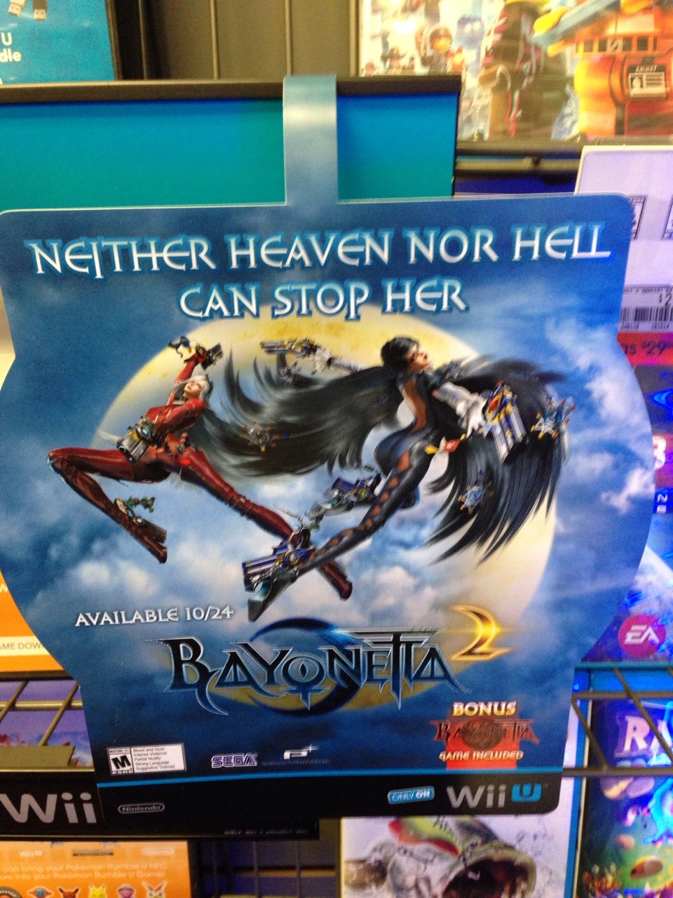 jojosukehigashikata:  I just preordered bayo 2 without a wiiu kill me now  As did