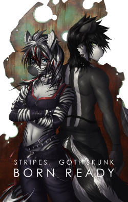 A movie poster for Stripes and Gothskunk!