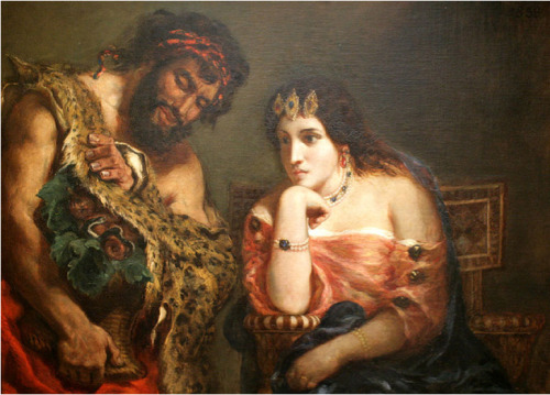 Eugène Delacroix, Cleopatra and the Peasant, 1838