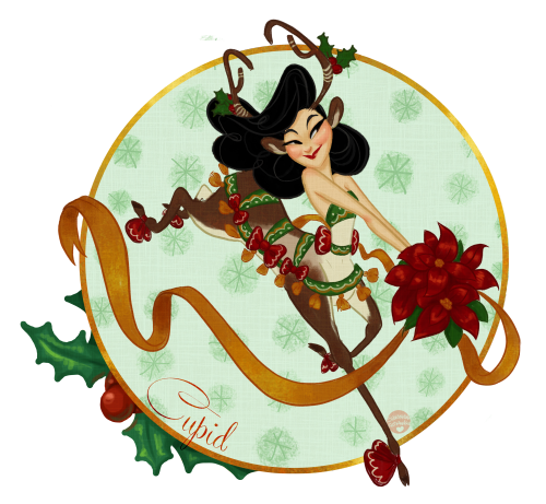 slbtumblng:  savannahalexandraart:    You know Dasher, and Dancer, andPrancer, and Vixen,Comet, and Cupid, andDonner and BlitzenBut do you recallThe most famous reindeer of allRudolph, the red-nosed reindeer!!    I can finally post what I’ve been