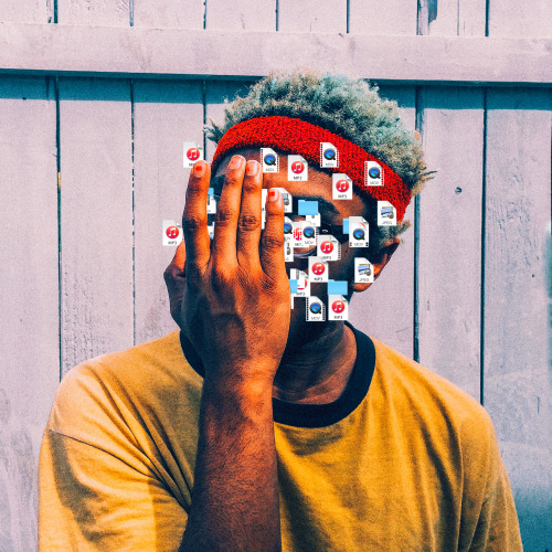 computers create ghosts / model: kevin abstract / designed + shot by @hkcovers