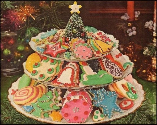 fuckyeahvintage-retro - 1963 Christmas cookies ad