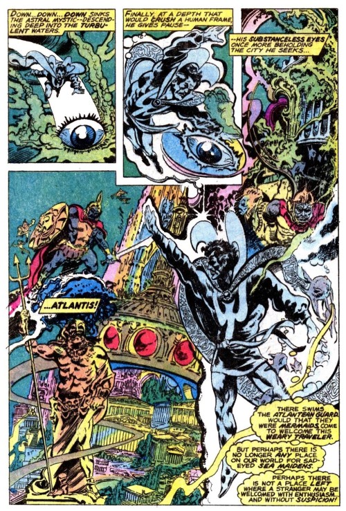 Page from Doctor Strange #31. 1978. Art by Ricardo Villamonte and Tom Sutton.