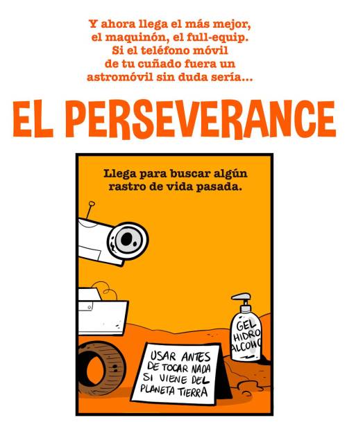 El humorista gráfico Bernal, reflexiona sobre los recientes avances en investigación aeroespacial (9