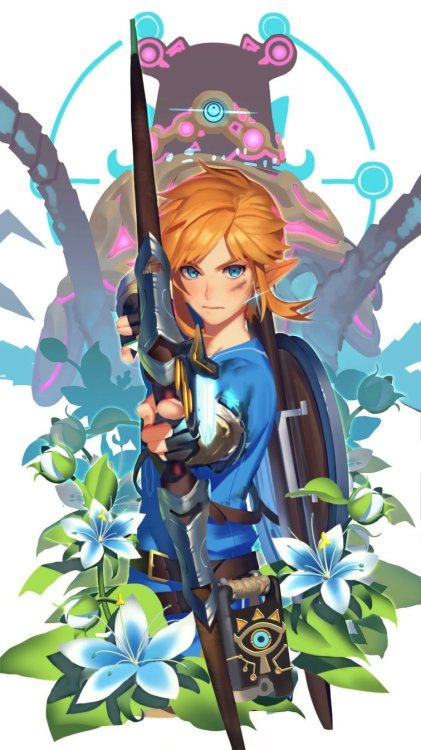 retrogamingblog2:    Breath of the Wild Link artwork by mmimmzel  