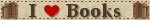 blinkie that says I heart books