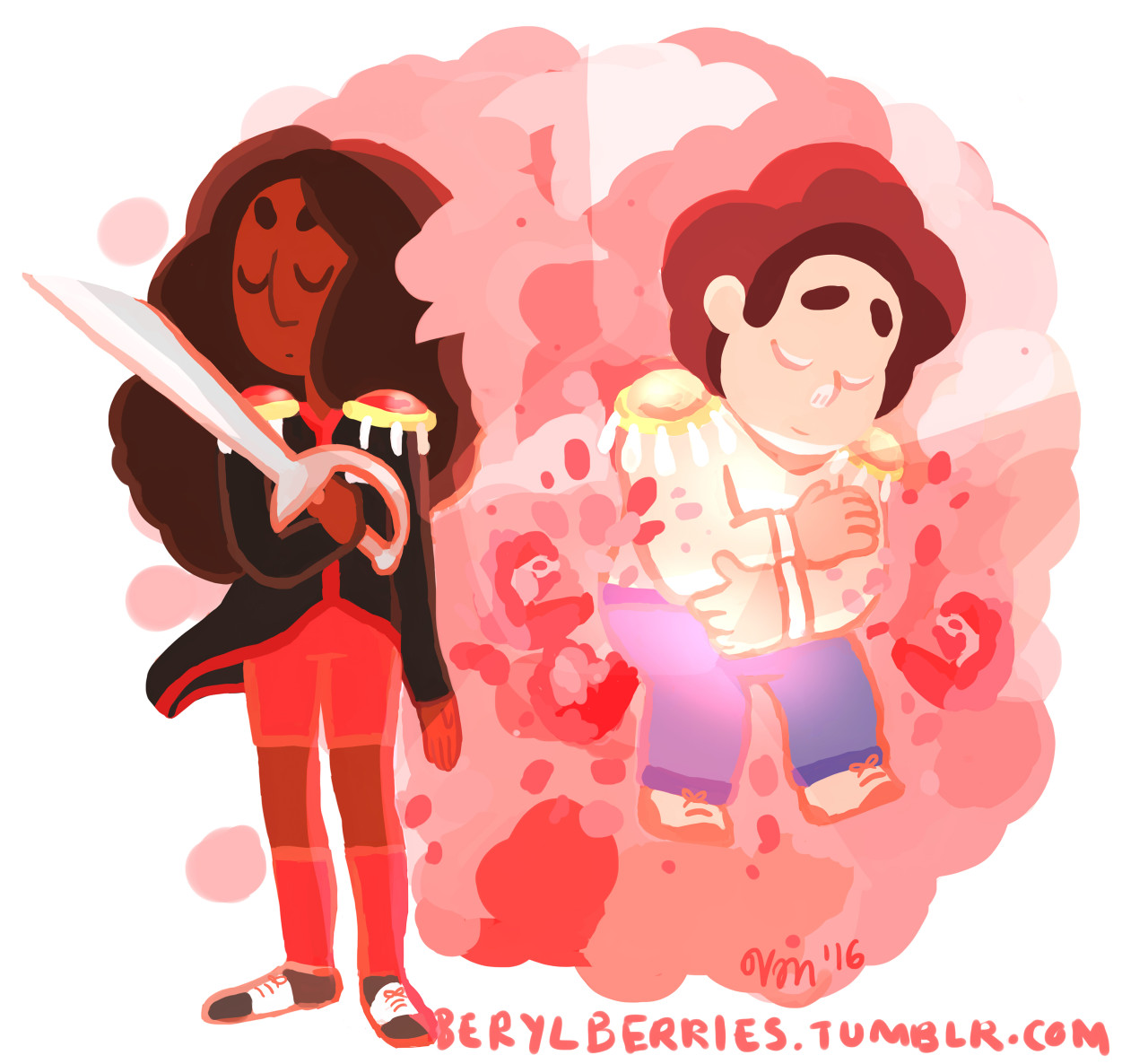 berylberries:  Steven Universe meets Revolutionary Girl Utena! Buy prints, stickers,