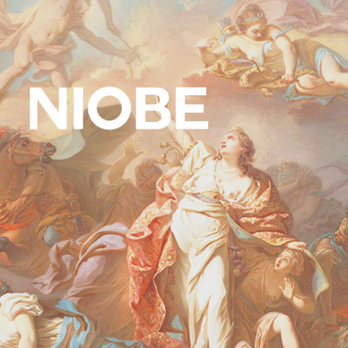 mythsology:In Greek mythology, Niobe, queen of Thebes, boasted of her superiority to the goddess Let