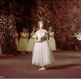ballottes:Apparition of Myrtha and the Willi from Giselle Act II (Bolshoi Ballet 1956) with Galina U