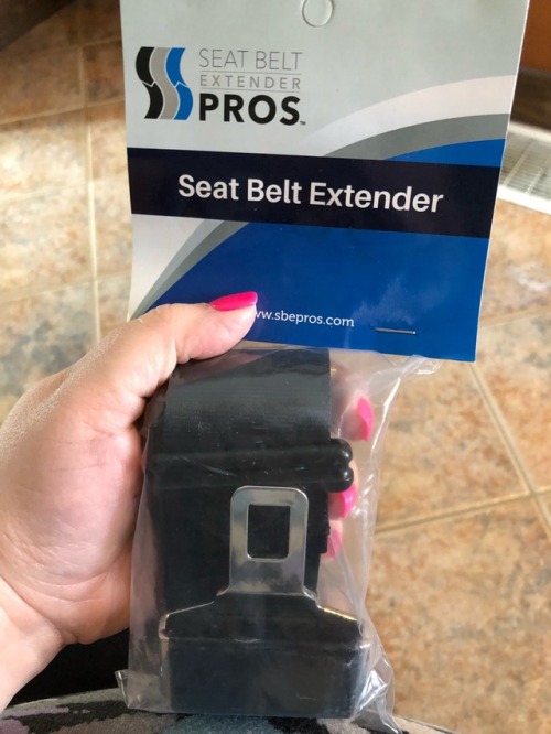 pardonmewhileipanic: CAR SEAT BELT EXTENDERS!!! I ordered from seatbeltextenderpros.com and this is 