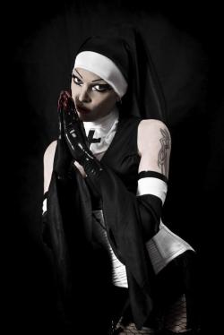 psychobarbie-35:  Fetish Nun by EX MEA SENTENTIA by GoddessHiliana 