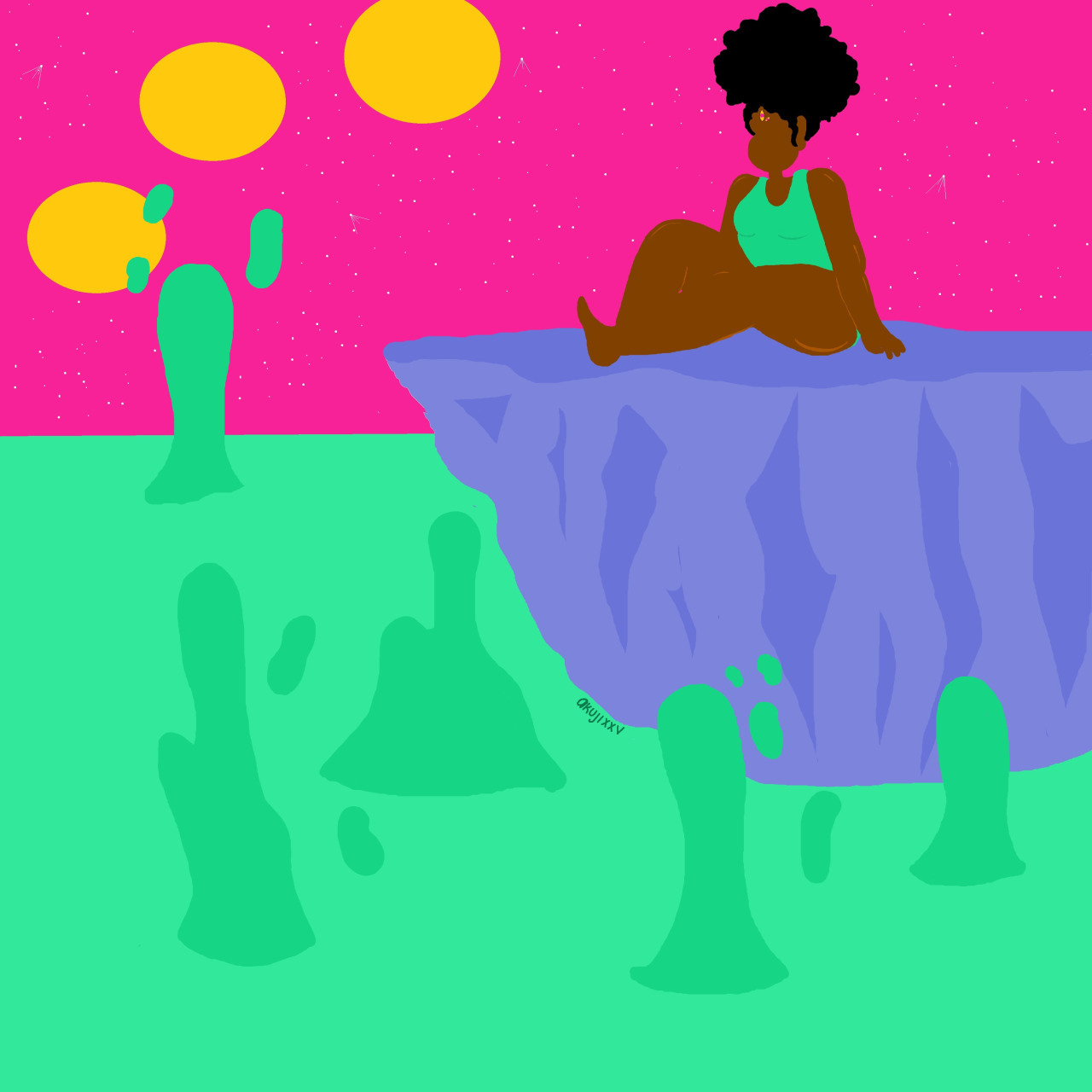 artgyal:  art by Akuji If you like the art, support the artist️ please do not remove