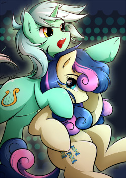 secret-pony:  Lyra & Bon Bon  <3!