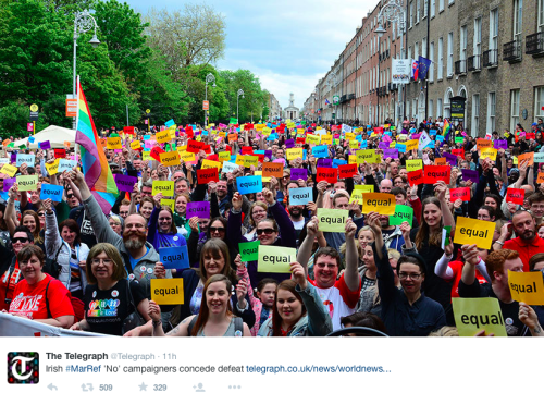 micdotcom:Ireland has officially become the first nation on Earth to legalize same-sex marriage via 