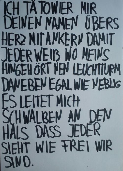 Du verwandelst meine Welt in ein Waisenhaus