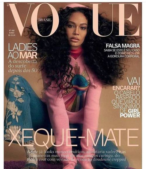 Stunning Joan Smalls on the cover of Vogue Brasil June 2017 #fashion #dress #style #beauty #joansmal