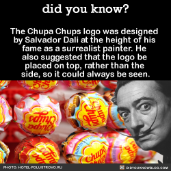 did-you-kno:  The Chupa Chups logo was designed