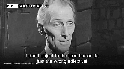papa–nil:Peter Cushing Interview (1973) ½ which makes Silence of the Lambs, Dr. Jekyll and Mr. Hyde (1944), and The Haunting (1963); all horror movies.