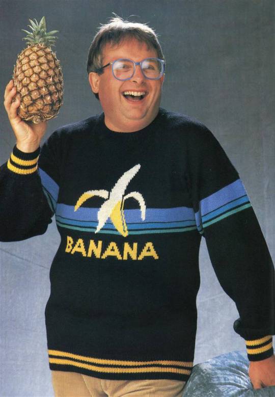 swingsetindecember: thatll-do:  buttmunchersanon:  cedrwydden:  glumshoe:   phanwithme:  glumshoe:   I looked into the “I’m a luxury few can afford” sweater, and apparently it’s from a knitting pattern book called Wit Knits from 1986 that included
