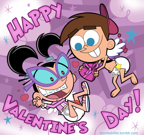 Timmy and Tootie Valentine’s DayA Valentine’s day gift. I wonder what makes her happiest? The gift? 