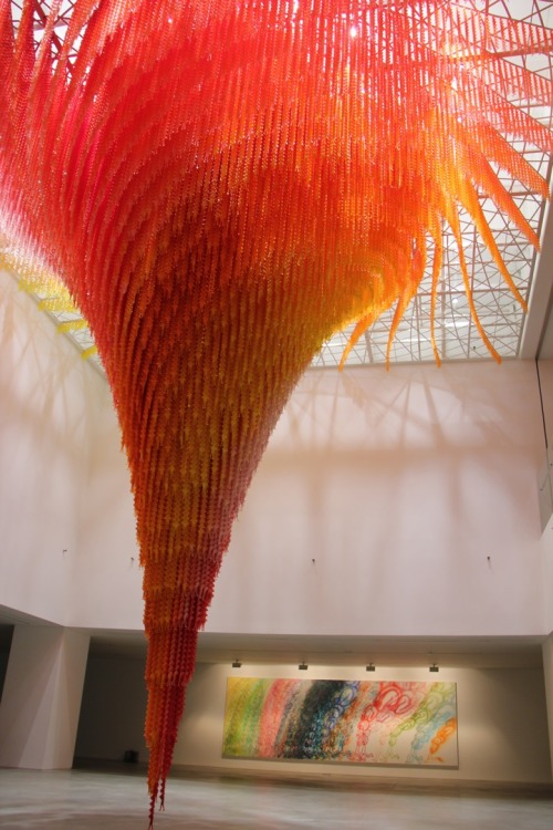 3gindians-blog:  Whirlwind Ceiling Installation of Tiny Bodies by Do Ho Suh 