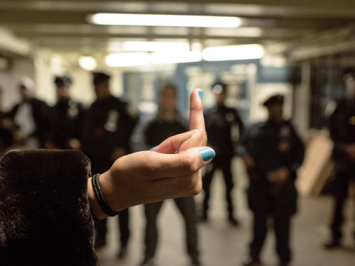 Porn photo fuckyeahmarxismleninism:    NYers Jump Turnstiles