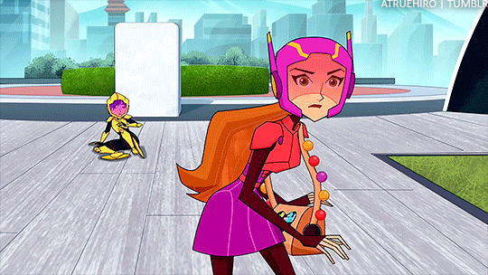 atruehiro: #honey lemon saving her girlfriend