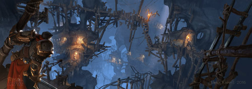 Albion Online - Heretics Dungeons by acapulc0 More concept art here.