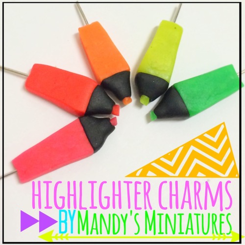 Miniature highlighters by Mandy’s Miniatures. Etsy here.