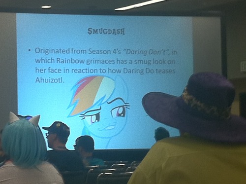 shutthefuckupotherkin:steveholtvstheuniverse:highlights from the pony memes panel at bronyconI feel 