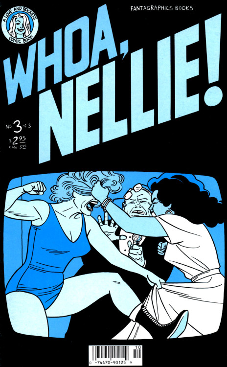gnarlycovers:   Whoa, Nellie! #3 (Fantagraphics - September 1996) Illustrator: Jaime Hernandez