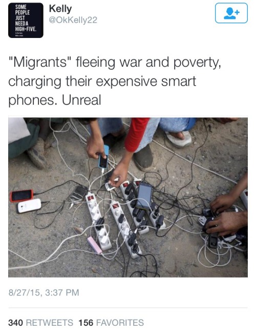 latinxbombshell:  faerieclaire:  roseworter:  This is so infuriating? Like do you really think war and smart phones cant exist in the same country at the same time without cancellation? Those phones (not even “expensive smartphones”) are probably