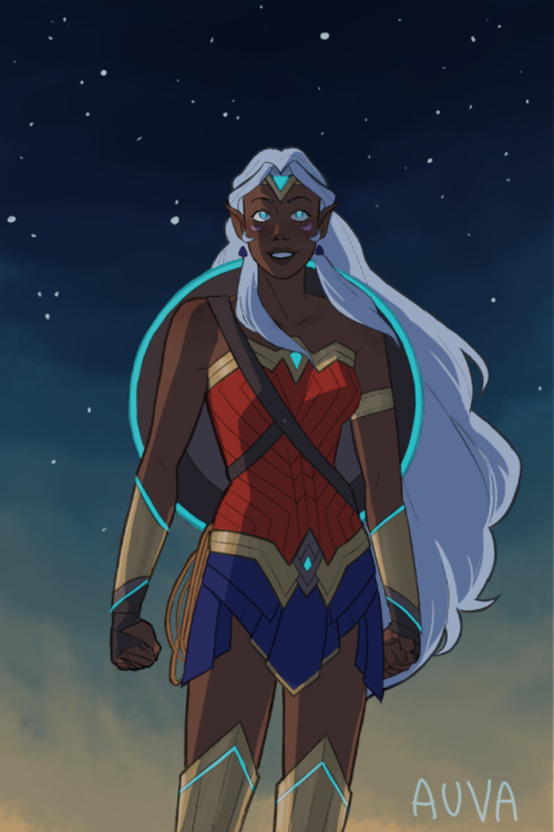 auva:“I will fight, for those who cannot fight for themselves” Wonder Woman ft. Princess Allura!! 